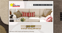 Desktop Screenshot of bcccarpetclean.com